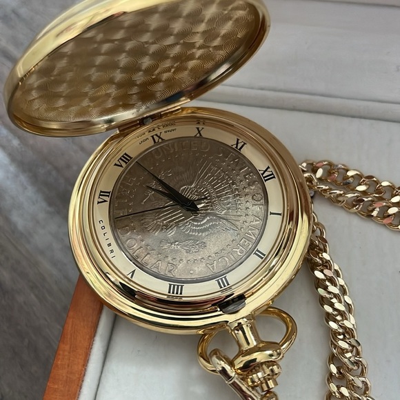 Vintage Colibri of London Coinhead Pocketwatch - Picture 4 of 10